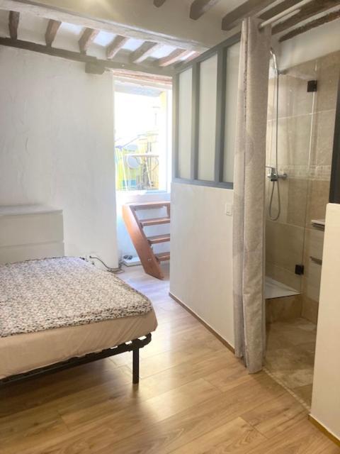 Studio Terrasse. A 50M De La Plage Sablettes Menton Kültér fotó